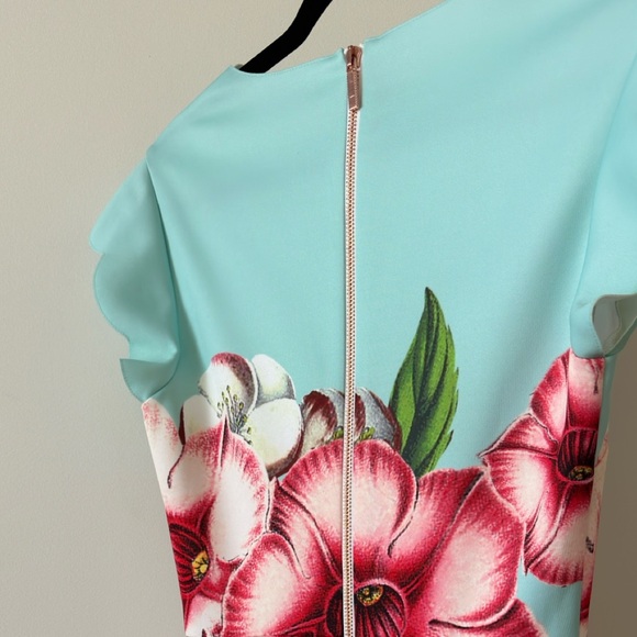 Ted Baker designer midi dress size small - Picture 4 of 10